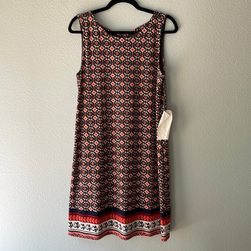 Magnolia Grace Aliana Dress from Stitchfix, Grey/Pink Floral, Sz M, NWT